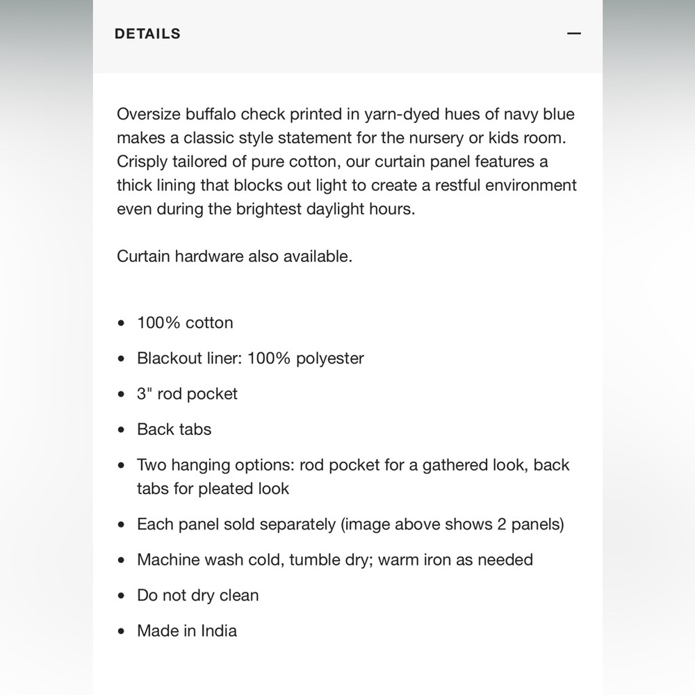 Crate & Kids Curtains (44x94) - Picture 8 of 8